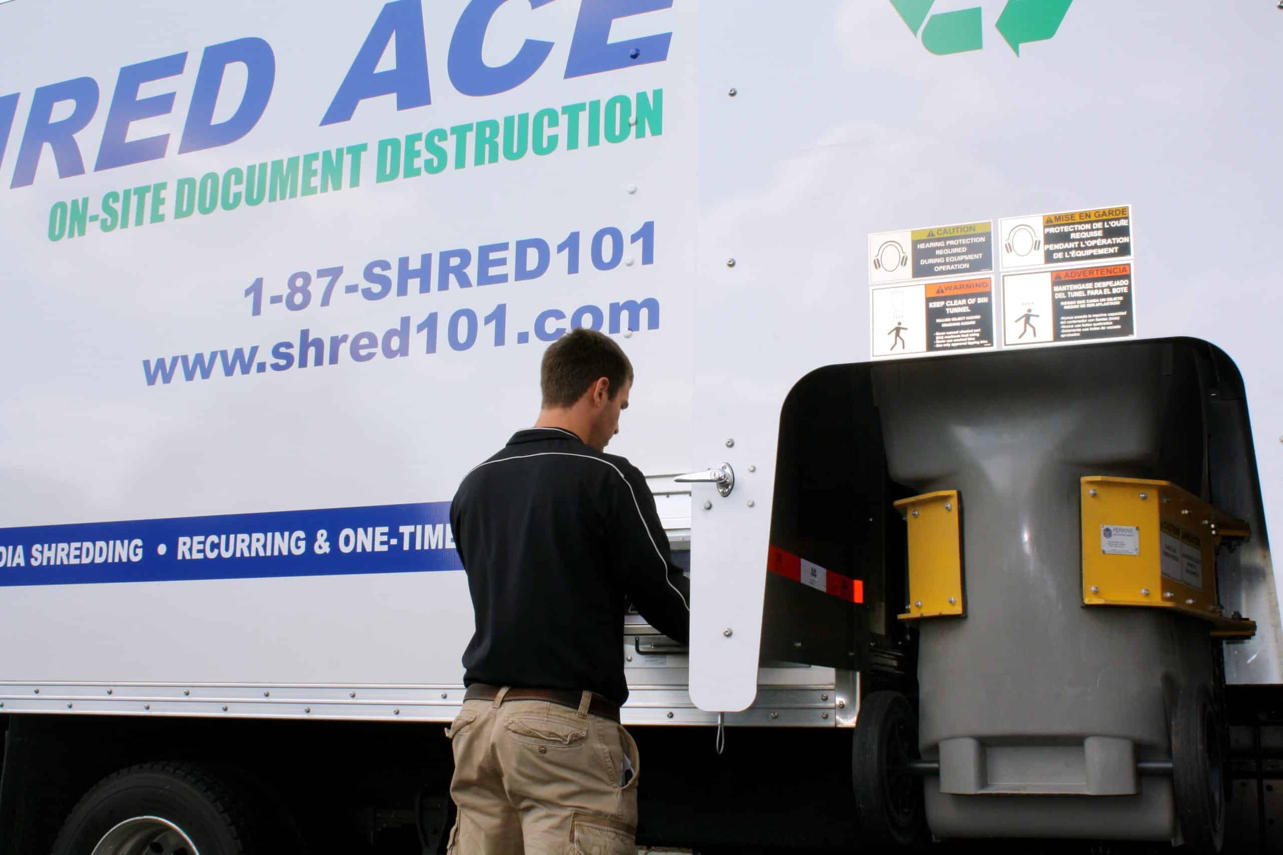 worker using trucks control