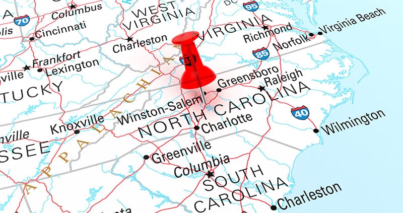 North Carolina Map